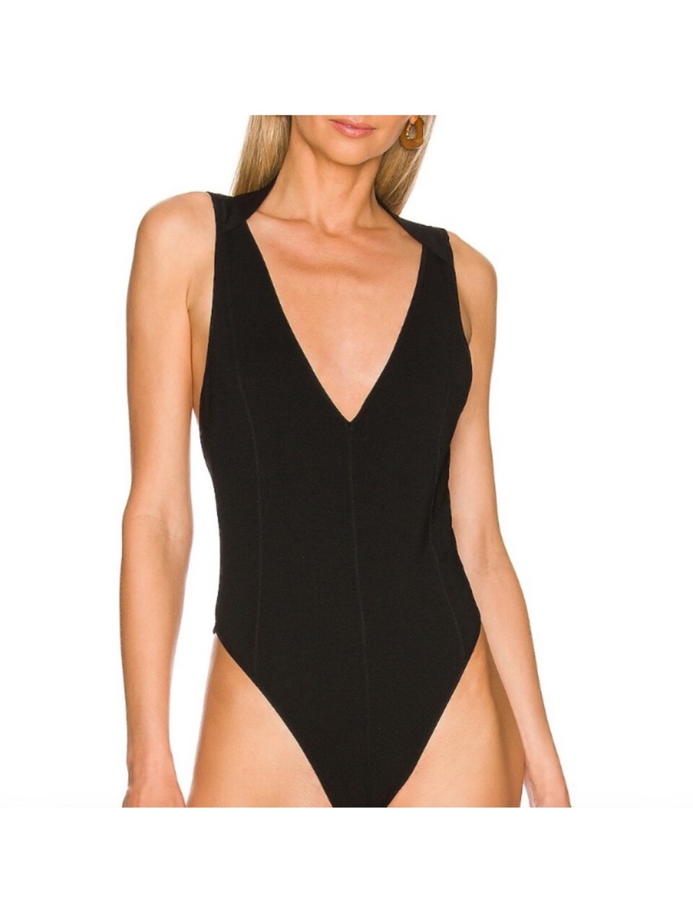 Gauge81 Mezi Deep V-neck Bodysuit size L